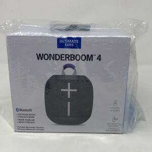 Ultimate Ears Wonderboom 4 Bluetooth Speaker – Waterproof, Portable, New Sealed